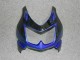 Schwarz Blau Kawasaki EX250 2008-2012 Motorrad Verkleidung Schwarz Blau Kawasaki EX250 2008-2012 Motorrad Verkleidung