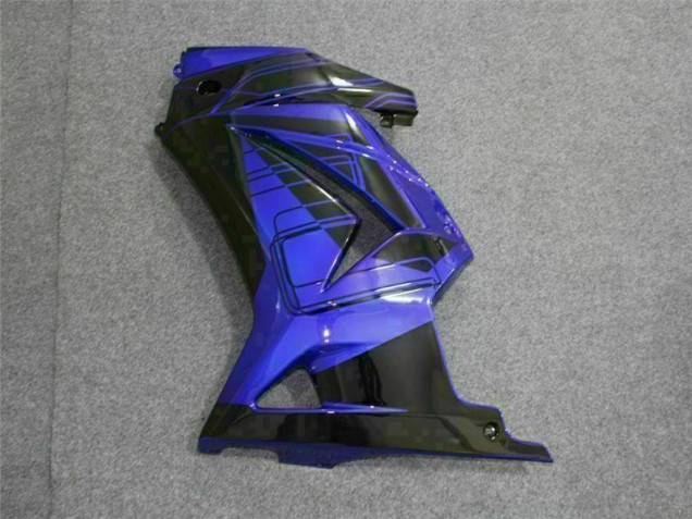 Schwarz Blau Kawasaki EX250 2008-2012 Motorrad Verkleidung Schwarz Blau Kawasaki EX250 2008-2012 Motorrad Verkleidung
