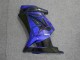 Schwarz Blau Kawasaki EX250 2008-2012 Motorrad Verkleidung Schwarz Blau Kawasaki EX250 2008-2012 Motorrad Verkleidung