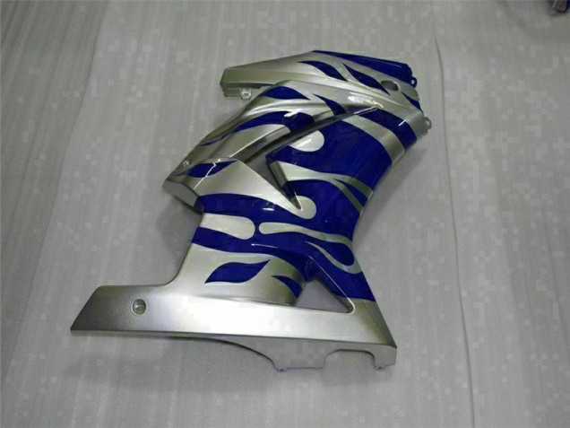 Schwarz Blau Kawasaki EX250 2008-2012 Motorrad Verkleidungen Schwarz Blau Kawasaki EX250 2008-2012 Motorrad Verkleidungen
