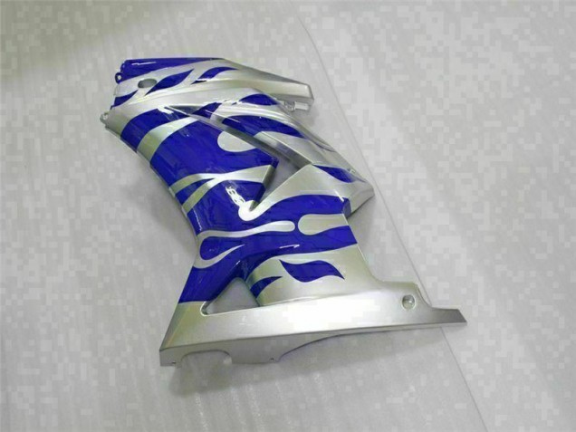 Schwarz Blau Kawasaki EX250 2008-2012 Motorrad Verkleidungen Schwarz Blau Kawasaki EX250 2008-2012 Motorrad Verkleidungen