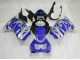 Schwarz Blau Kawasaki EX250 2008-2012 Motorrad Verkleidungen Schwarz Blau Kawasaki EX250 2008-2012 Motorrad Verkleidungen
