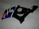 Schwarz Blau Suzuki GSXR 1000 K3 2003-2004 Motorrad Verkleidung Schwarz Blau Suzuki GSXR 1000 K3 2003-2004 Motorrad Verkleidung