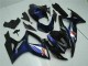 Schwarz Blau Suzuki GSXR 600 / 750 K6 2006-2007 Motorrad Verkleidung Schwarz Blau Suzuki GSXR 600 / 750 K6 2006-2007 Motorrad Verkleidung