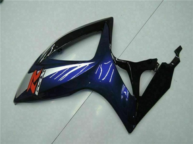 Schwarz Blau Suzuki GSXR 600 / 750 K6 2006-2007 Motorrad Verkleidung Schwarz Blau Suzuki GSXR 600 / 750 K6 2006-2007 Motorrad Verkleidung