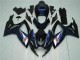 Schwarz Blau Suzuki GSXR 600 / 750 K6 2006-2007 Motorrad Verkleidung Schwarz Blau Suzuki GSXR 600 / 750 K6 2006-2007 Motorrad Verkleidung