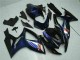 Schwarz Blau Suzuki GSXR 600 / 750 K6 2006-2007 Motorrad Vollverkleidung Schwarz Blau Suzuki GSXR 600 / 750 K6 2006-2007 Motorrad Vollverkleidung