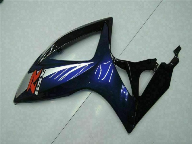 Schwarz Blau Suzuki GSXR 600 / 750 K6 2006-2007 Motorrad Vollverkleidung Schwarz Blau Suzuki GSXR 600 / 750 K6 2006-2007 Motorrad Vollverkleidung