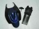 Schwarz Blau Suzuki GSXR 600 / 750 K6 2006-2007 Motorrad Vollverkleidung Schwarz Blau Suzuki GSXR 600 / 750 K6 2006-2007 Motorrad Vollverkleidung