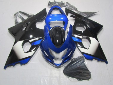 Schwarz Blau Suzuki GSXR 600 K4 2004-2005 Motorrad Verkleidungen