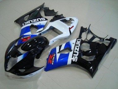 Schwarz Blau Weiß Suzuki GSXR 1000 K3 2003-2004 Motorrad Verkleidungen