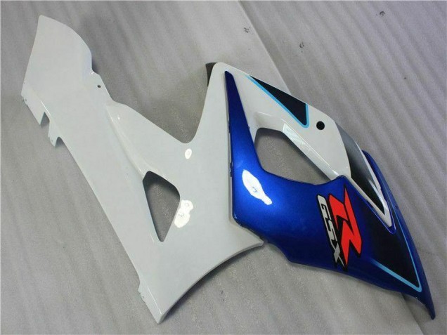 Schwarz Blau Weiß Suzuki GSXR 1000 K5 2005-2006 Motorrad Verkleidungen Schwarz Blau Weiß Suzuki GSXR 1000 K5 2005-2006 Motorrad Verkleidungen
