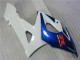 Schwarz Blau Weiß Suzuki GSXR 1000 K5 2005-2006 Motorrad Verkleidungen Schwarz Blau Weiß Suzuki GSXR 1000 K5 2005-2006 Motorrad Verkleidungen