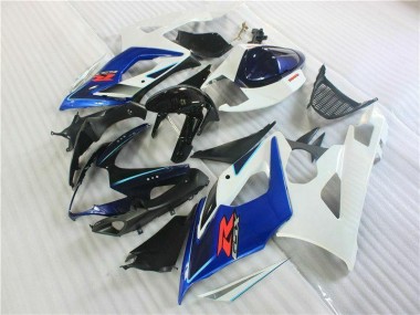 Schwarz Blau Weiß Suzuki GSXR 1000 K5 2005-2006 Motorrad Verkleidungen