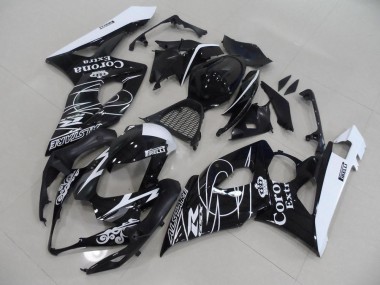 Schwarz Corona Suzuki GSXR 1000 K5 2005-2006 Motorrad Verkleidungen