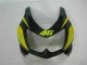 Schwarz Gelb 46 Kawasaki EX250 2008-2012 Motorrad Verkleidungen Schwarz Gelb 46 Kawasaki EX250 2008-2012 Motorrad Verkleidungen