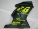 Schwarz Gelb 46 Kawasaki EX250 2008-2012 Motorrad Verkleidungen Schwarz Gelb 46 Kawasaki EX250 2008-2012 Motorrad Verkleidungen