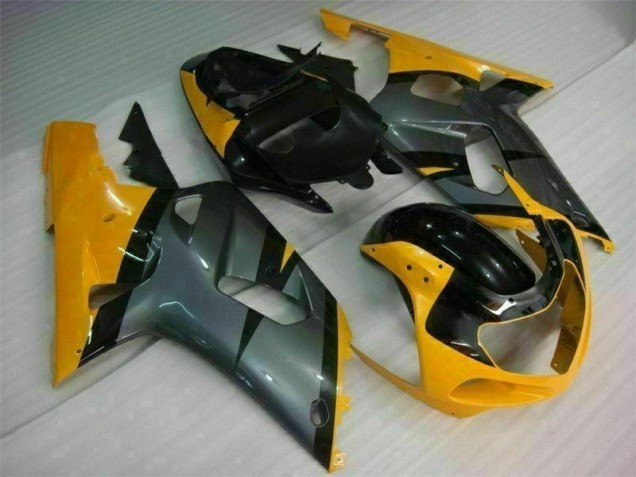 Schwarz Gelb Suzuki GSXR 600 / 750 K1 K2 K3 2001-2003 Motorrad Verkleidungen