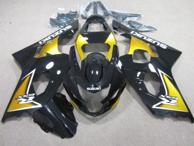 Schwarz Gelb Suzuki GSXR 600 K4 2004-2005 Motorrad Verkleidungen