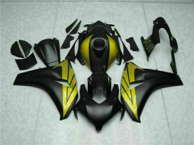 Schwarz Gold Honda CBR 1000 RR 2008-2011 Motorrad Verkleidungen