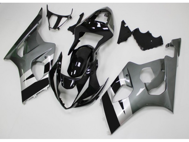 Schwarz Grau Suzuki GSXR 1000 K3 2003-2004 Motorrad Verkleidungen Schwarz Grau Suzuki GSXR 1000 K3 2003-2004 Motorrad Verkleidungen