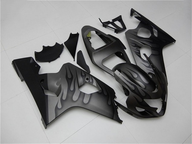 Schwarz Grau Suzuki GSXR 600 / 750 K4 2004-2005 Motorrad Verkleidungen Schwarz Grau Suzuki GSXR 600 / 750 K4 2004-2005 Motorrad Verkleidungen