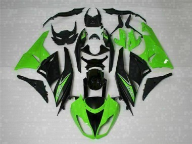 Schwarz Grün 636 Kawasaki ZX6R 2009-2012 Motorrad Verkleidungen