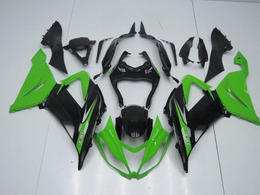 Schwarz Grün 636 Kawasaki ZX6R 2013-2018 Motorrad Verkleidungen