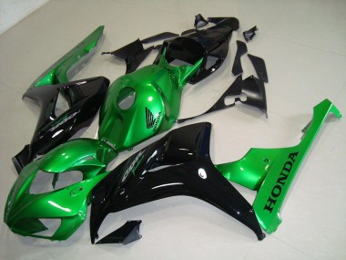 Schwarz Grün Honda CBR 1000 RR 2006-2007 Motorrad Verkleidungen