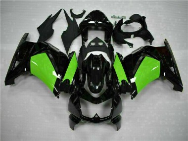 Schwarz Grün Kawasaki EX250 2008-2012 Motorrad Verkleidung