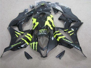 Schwarz Grünes Monster Honda CBR 600 RR 2007-2008 Motorrad Verkleidungen