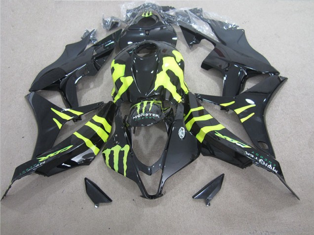 Schwarz Grünes Monster Honda CBR 600 RR 2007-2008 Motorrad Verkleidungen Schwarz Grünes Monster Honda CBR 600 RR 2007-2008 Motorrad Verkleidungen