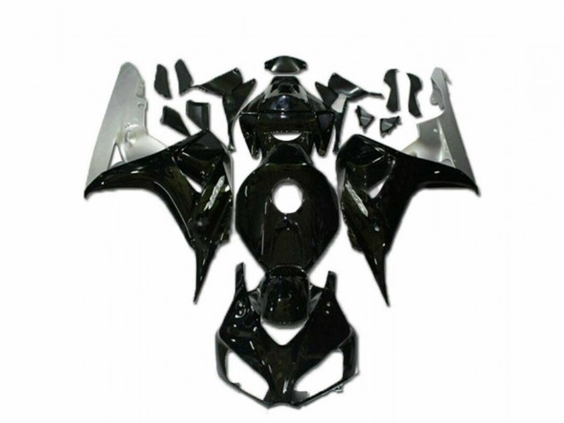 Schwarz Honda CBR 1000 RR 2006-2007 Motorrad Vollverkleidung Schwarz Honda CBR 1000 RR 2006-2007 Motorrad Vollverkleidung