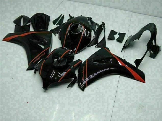 Schwarz Honda CBR 1000 RR 2008-2011 Motorrad Verkleidung Schwarz Honda CBR 1000 RR 2008-2011 Motorrad Verkleidung