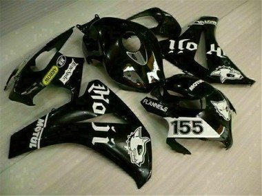 Schwarz Honda CBR 1000 RR 2008-2011 Motorrad Verkleidungen