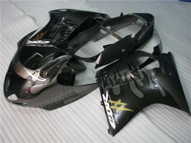 Schwarz Honda CBR 1100 XX 1996-2007 Motorrad Vollverkleidung Schwarz Honda CBR 1100 XX 1996-2007 Motorrad Vollverkleidung