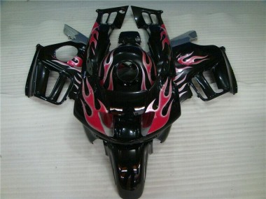 Schwarz Honda CBR 600 F3 1995-1998 Motorrad Vollverkleidung