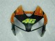 Schwarz Honda CBR 600 RR 2005-2006 Motor Vollverkleidung Schwarz Honda CBR 600 RR 2005-2006 Motor Vollverkleidung
