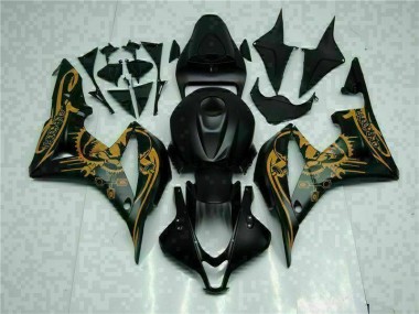 Schwarz Honda CBR 600 RR 2007-2008 Motorrad Verkleidungen