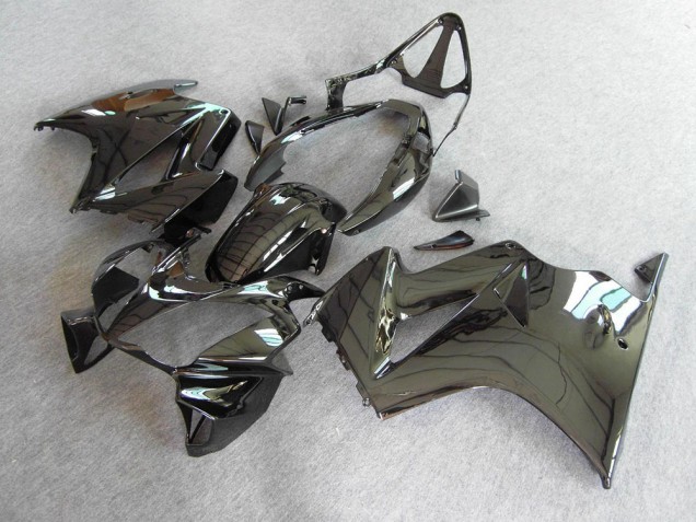 Schwarz Honda VFR 800 2002-2013 Motorrad Verkleidungen Schwarz Honda VFR 800 2002-2013 Motorrad Verkleidungen