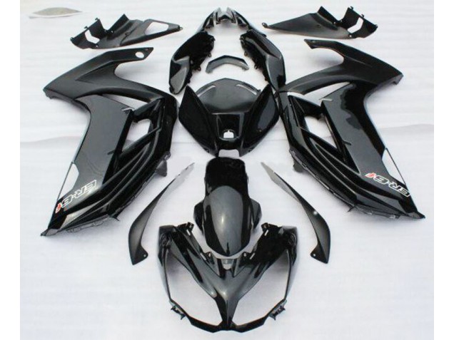 Schwarz Kawasaki ER6F 2012-2014 Motorrad Verkleidungen Schwarz Kawasaki ER6F 2012-2014 Motorrad Verkleidungen