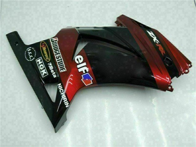 Schwarz Kawasaki EX250 2008-2012 Motorrad Verkleidung Schwarz Kawasaki EX250 2008-2012 Motorrad Verkleidung