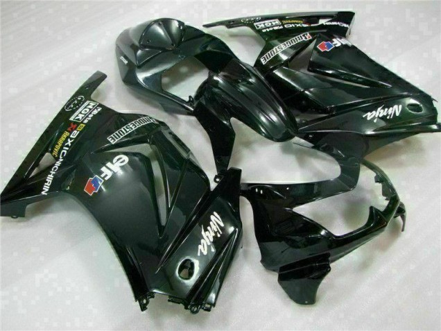 Schwarz Kawasaki EX250 2008-2012 Motorrad Verkleidungen Komplett Sets Schwarz Kawasaki EX250 2008-2012 Motorrad Verkleidungen Komplett Sets