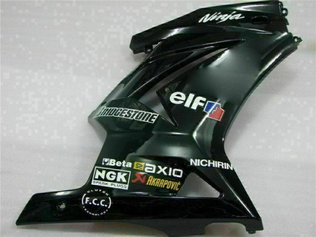 Schwarz Kawasaki EX250 2008-2012 Motorrad Verkleidungen Komplett Sets Schwarz Kawasaki EX250 2008-2012 Motorrad Verkleidungen Komplett Sets
