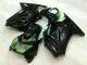 Schwarz Kawasaki EX250 2008-2012 Motorrad Verkleidungen & Plastik