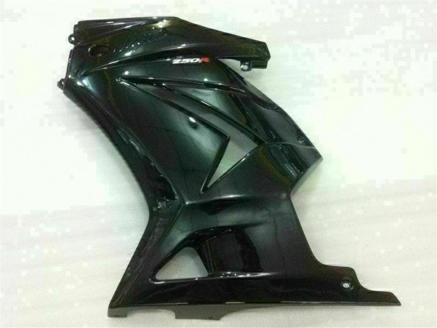 Schwarz Kawasaki EX250 2008-2012 Motorrad Verkleidungen & Plastik