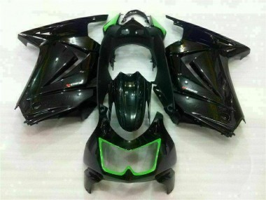 Schwarz Kawasaki EX250 2008-2012 Motorrad Verkleidungen & Plastik