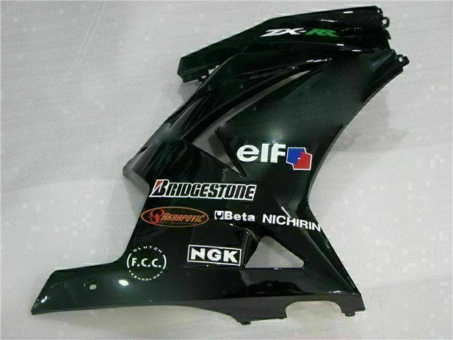 Schwarz Kawasaki EX250 2008-2012 Motorrad VollVerkleidungen & Plastik Schwarz Kawasaki EX250 2008-2012 Motorrad VollVerkleidungen & Plastik