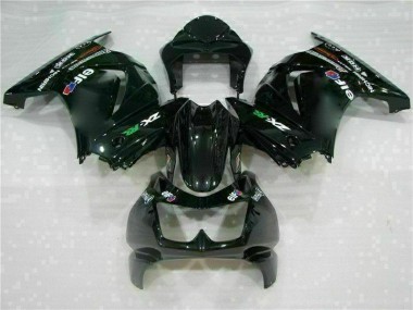 Schwarz Kawasaki EX250 2008-2012 Motorrad VollVerkleidungen & Plastik
