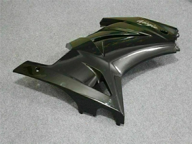 Schwarz Kawasaki EX250 2008-2012 Motorrad Vollverkleidung Schwarz Kawasaki EX250 2008-2012 Motorrad Vollverkleidung